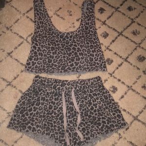 Cute XS cropped pajamas
